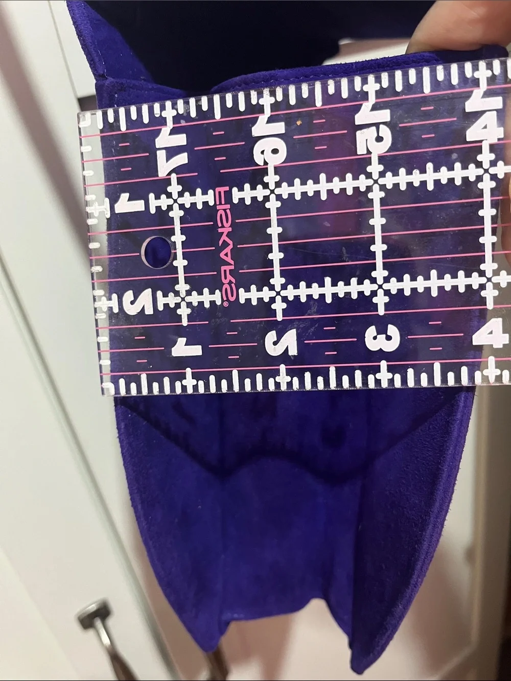 Neiman Marcus Deep Purple Suede Crossbody Bag